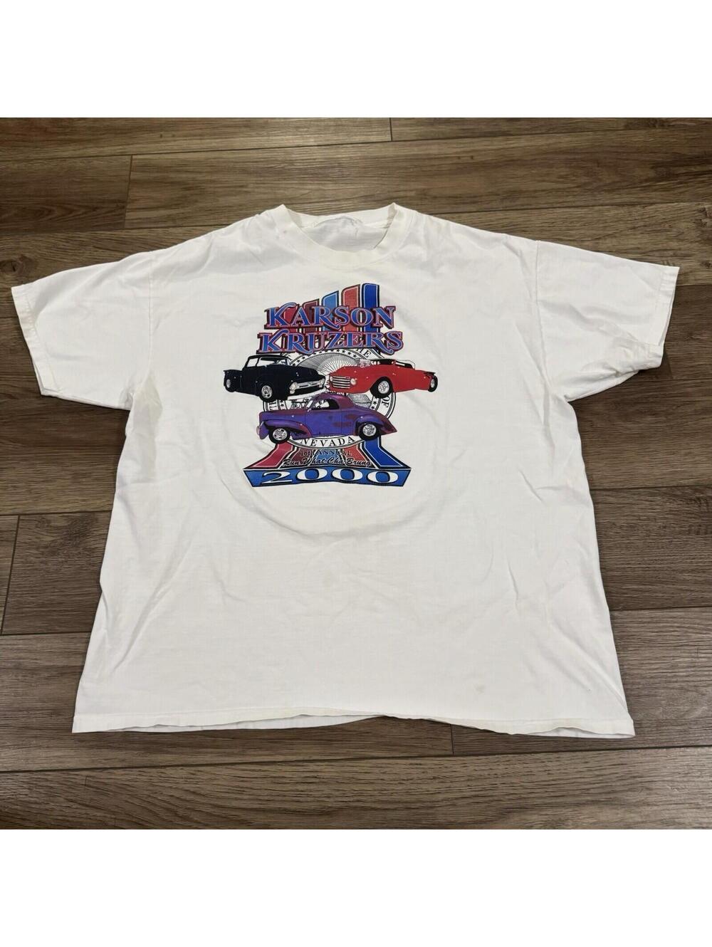 Vintage Y2K Hot Rod Classic Car Shirt Karson Kruzers
